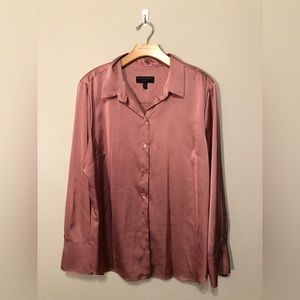 Pink Silk Banana Republic Blouse